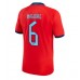 Tanie Strój piłkarski Anglia Harry Maguire #6 Koszulka Wyjazdowej MŚ 2022 Krótkie Rękawy